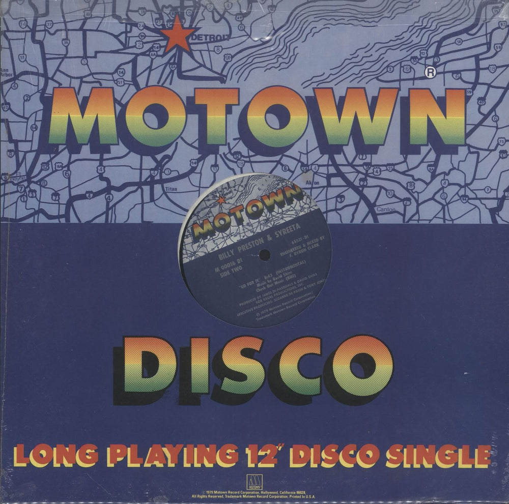 Billy Preston Go For It - Sealed US 12" vinyl single (12 inch record / Maxi-single)