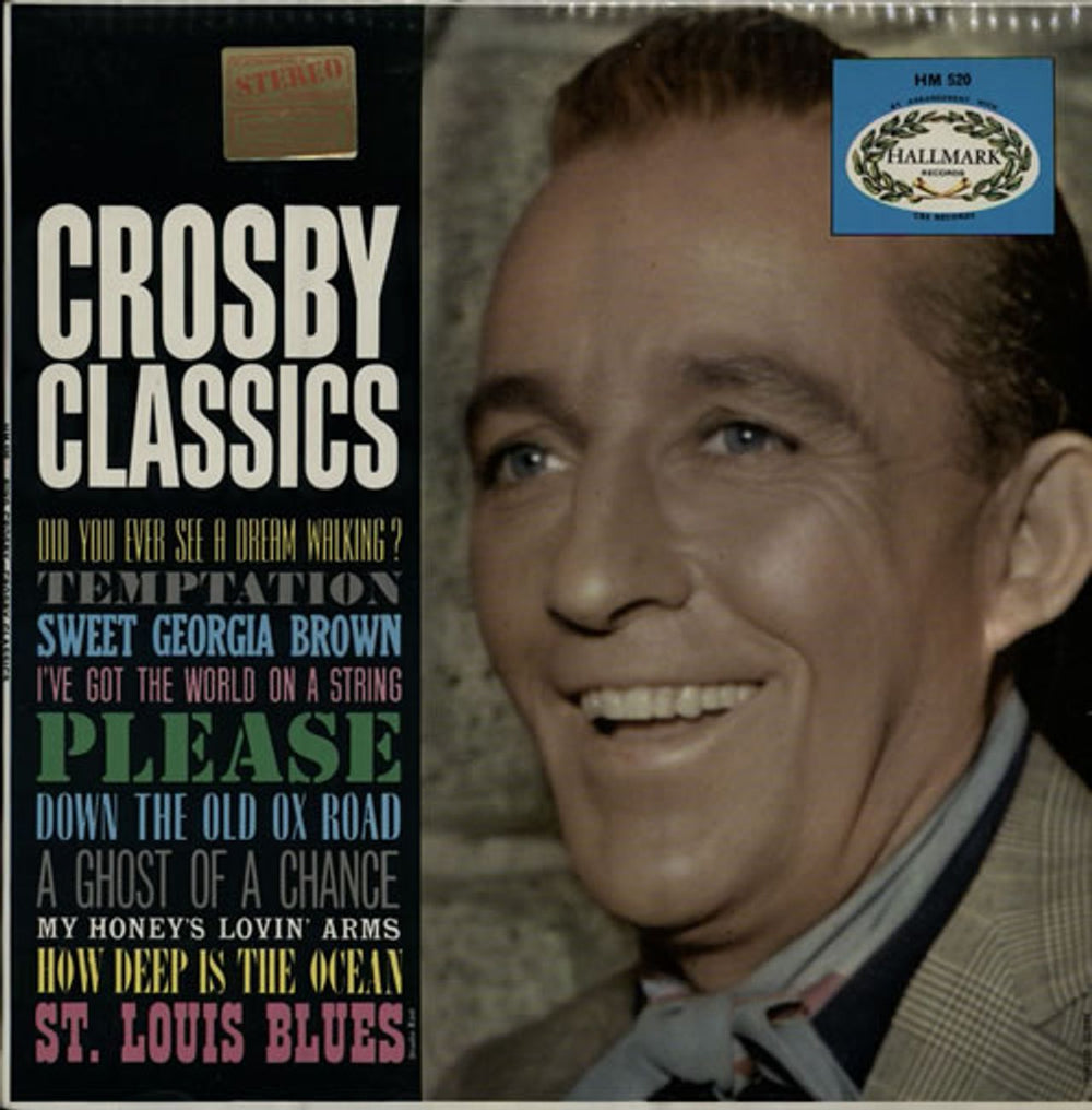 Bing Crosby Crosby Classics UK vinyl LP album (LP record) HM520