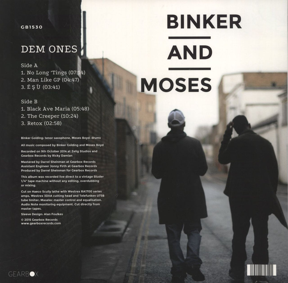 Binker And Moses Dem Ones UK vinyl LP album (LP record) 5065001717291