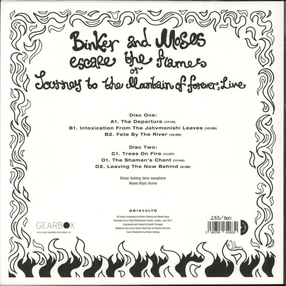 Binker And Moses Escape The Flames/ Journey To The Mountain Of Forever UK 2-LP vinyl record set (Double LP Album) 5065001717482