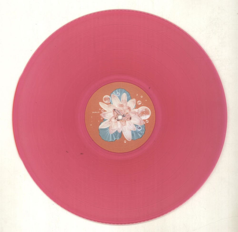 Björk Post - Pink Vinyl UK vinyl LP album (LP record) 5016958000431
