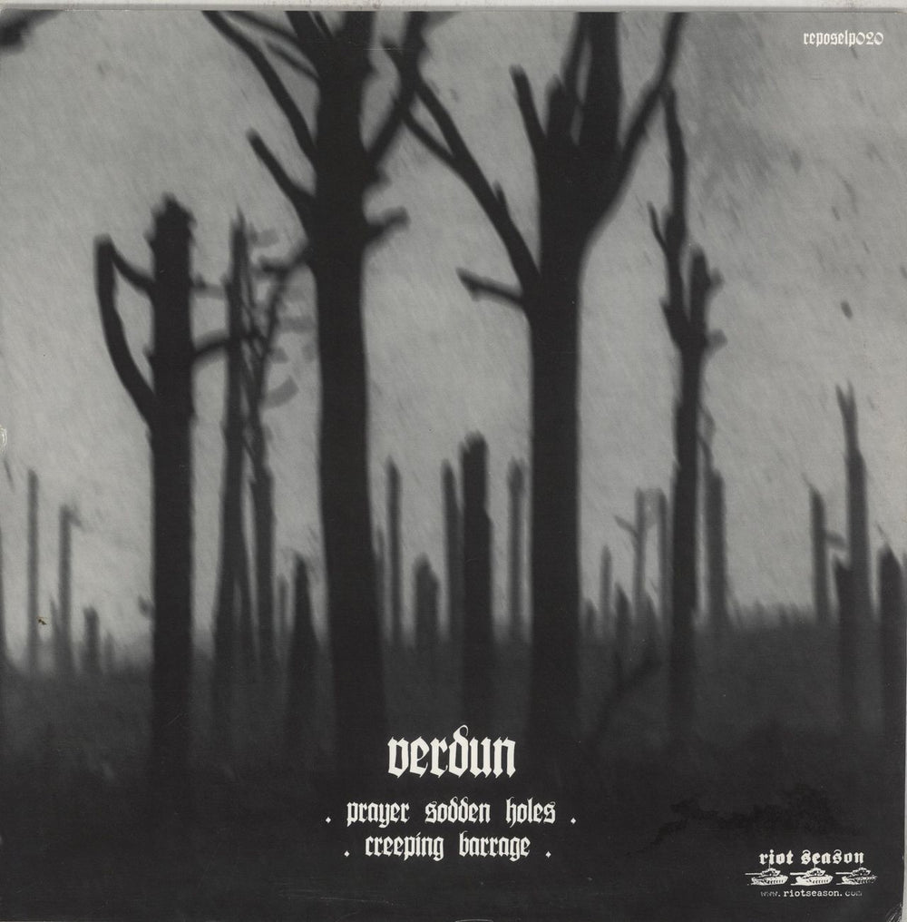 Black Boned Angel Verdun UK vinyl LP album (LP record)