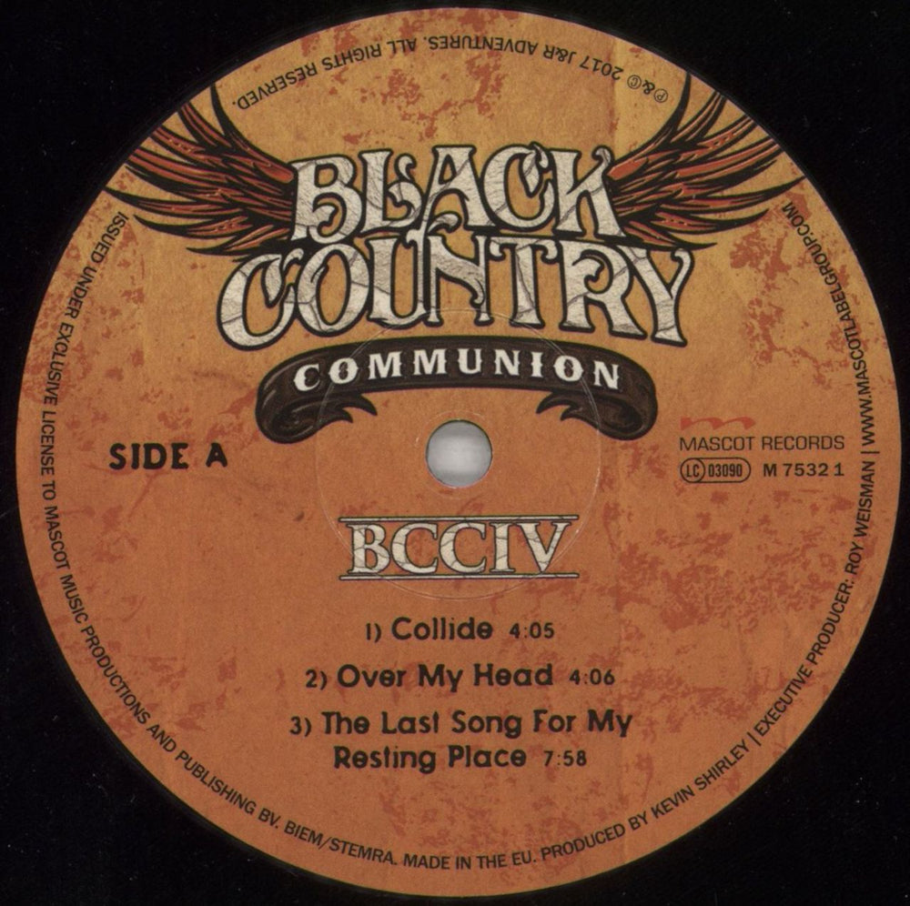 Black Country Communion BCCIV UK 2-LP vinyl record set (Double LP Album) B7A2LBC792748