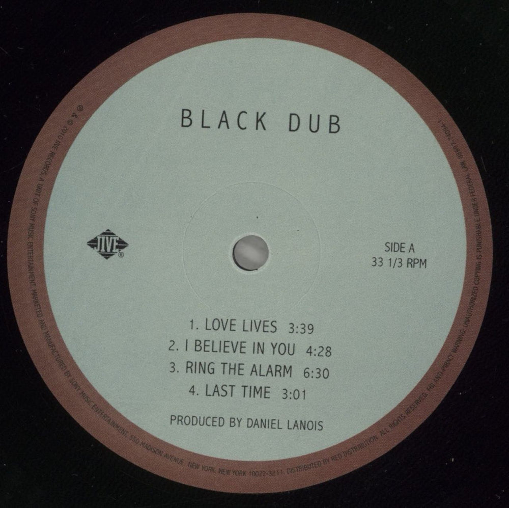 Black Dub Black Dub US vinyl LP album (LP record) 9PFLPBL878935