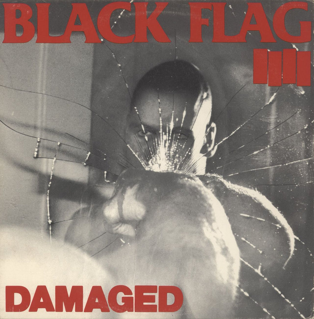 Black Flag Damaged - Translucent Pink Vinyl US vinyl LP album (LP record) SST007