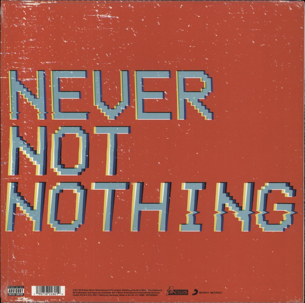 Black Futures Never Not Nothing - Red Vinyl - Sealed UK vinyl LP album (LP record) 190758226019