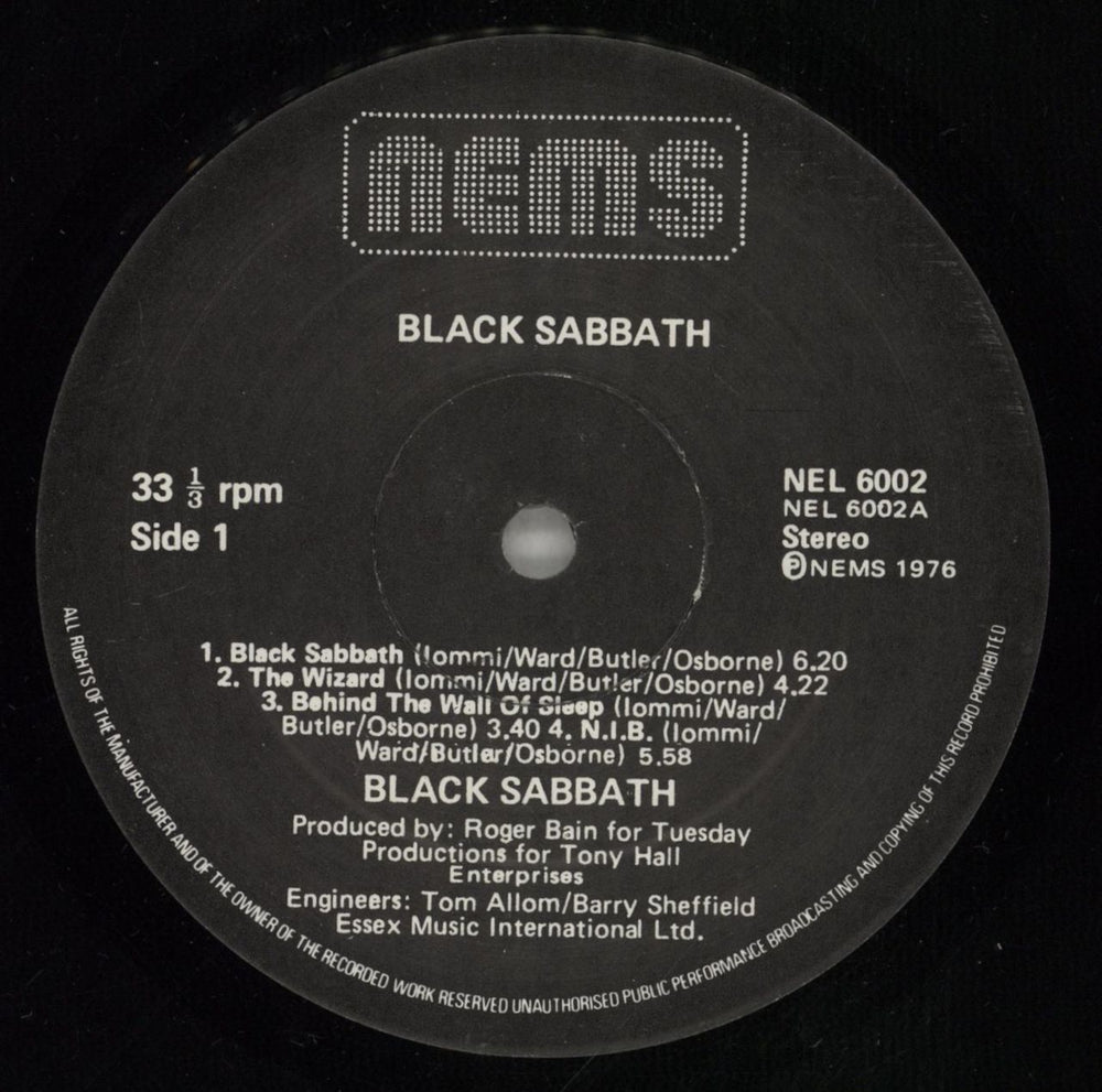 Black Sabbath Black Sabbath - 1982 Issue UK vinyl LP album (LP record) BLKLPBL546790