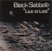 Black Sabbath Live At Last German vinyl LP album (LP record) BS001