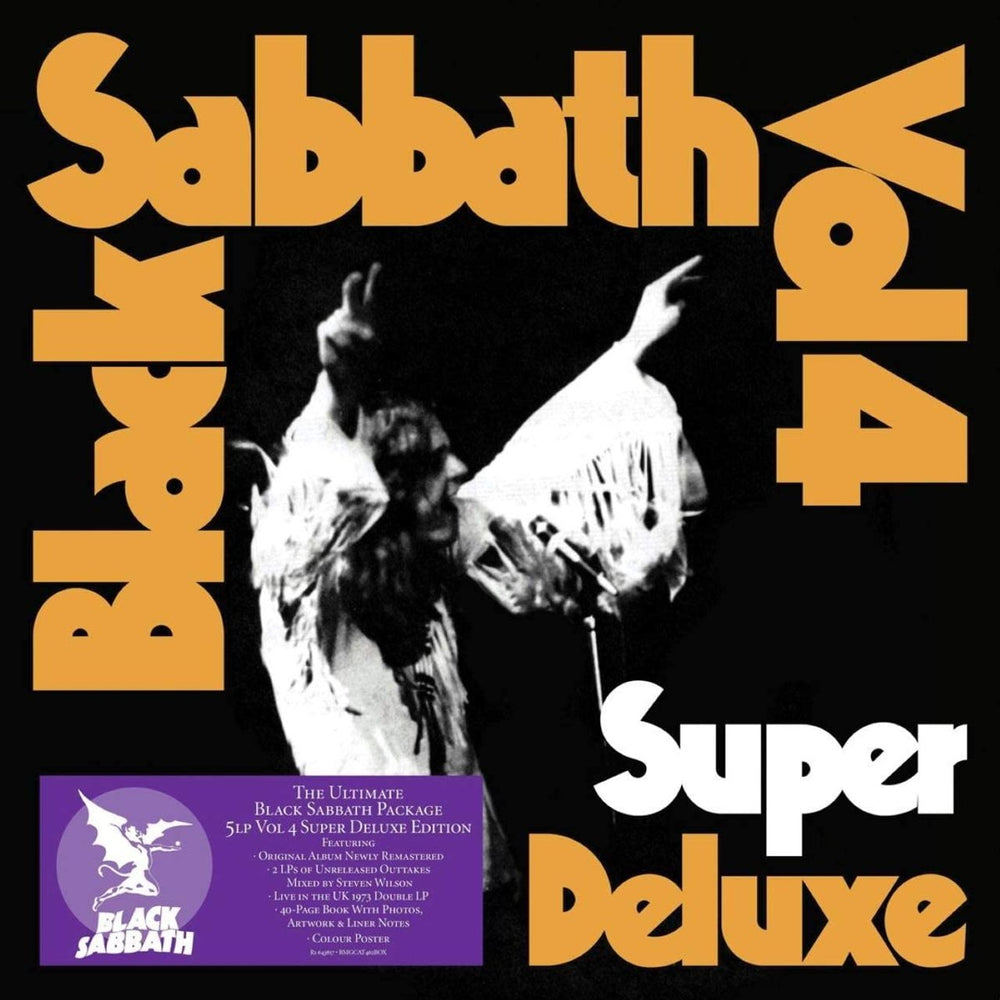 Black Sabbath Vol. 4 - Super Deluxe Edition (5LP) UK Vinyl Box Set BMGCAT462BOX