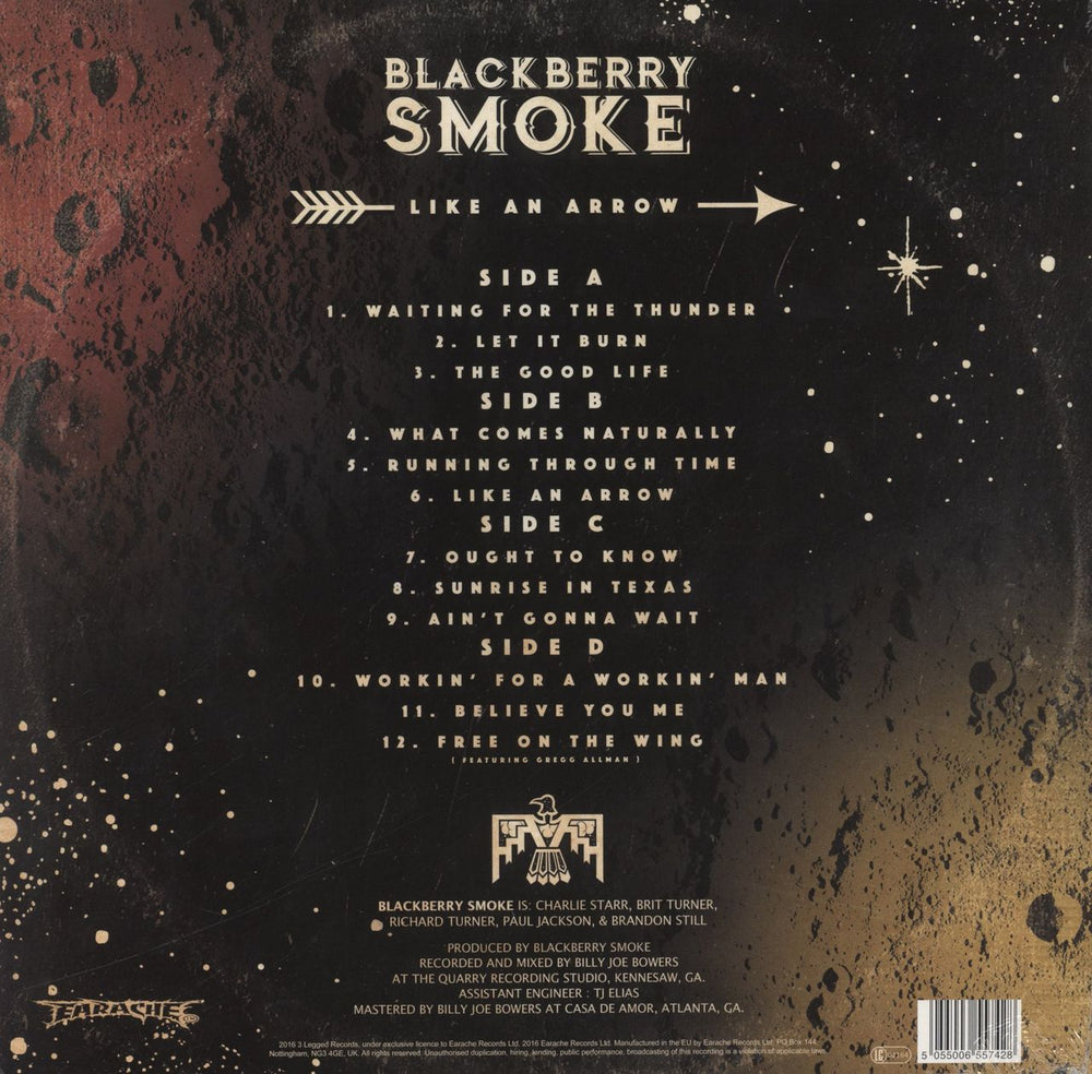 Blackberry Smoke Like An Arrow - Shrink UK 2-LP vinyl record set (Double LP Album) 5055006557428