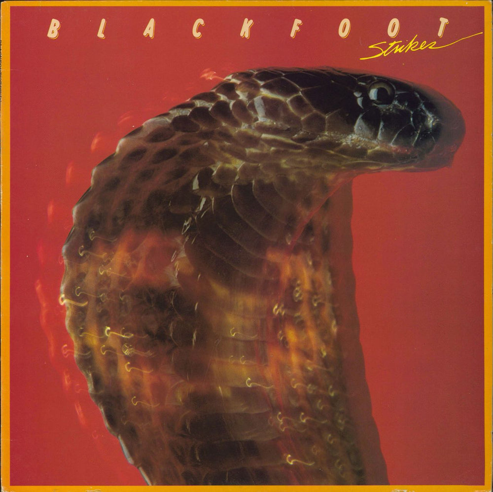 Blackfoot Strikes UK vinyl LP album (LP record) K50603