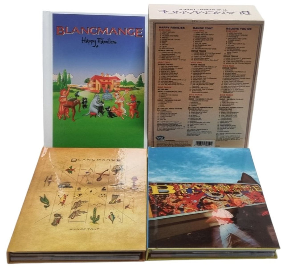 Blancmange The Blanc Tapes + Autographed Art Card UK CD Album Box Set 5014797896192