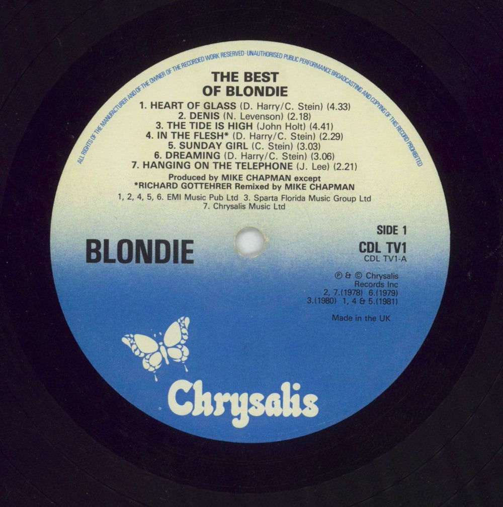 Blondie The Best Of Blondie - 1st UK vinyl LP album (LP record) BLOLPTH239314