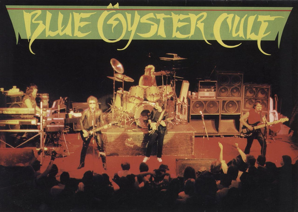 Blue Oyster Cult 1985 Tour Programme + Ticket Stub UK tour programme TOUR PROGRAMME