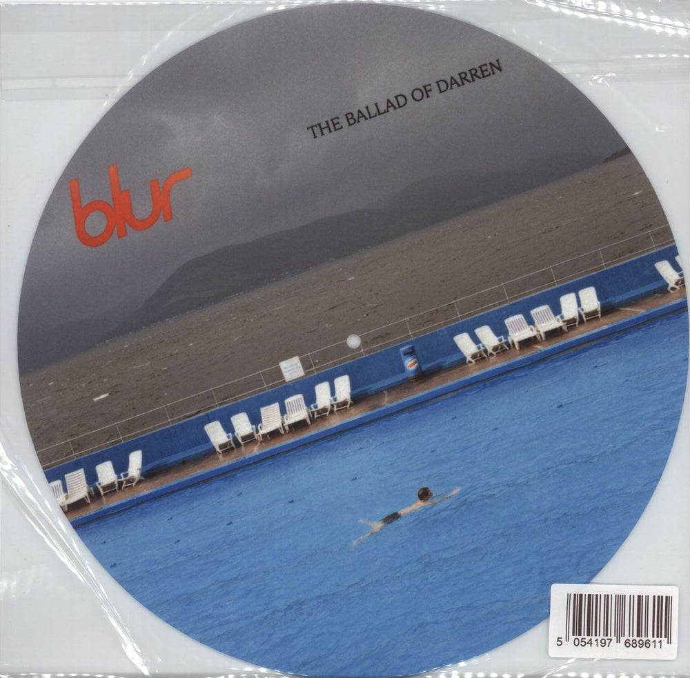 Blur The Ballad Of Darren - Coloured Vinyl - Sealed + Autographed Card & Slipmat UK vinyl LP album (LP record)