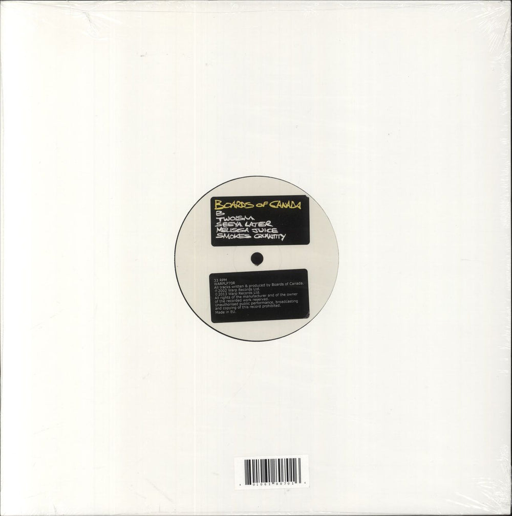 Boards Of Canada Twoism UK vinyl LP album (LP record) 801061807016