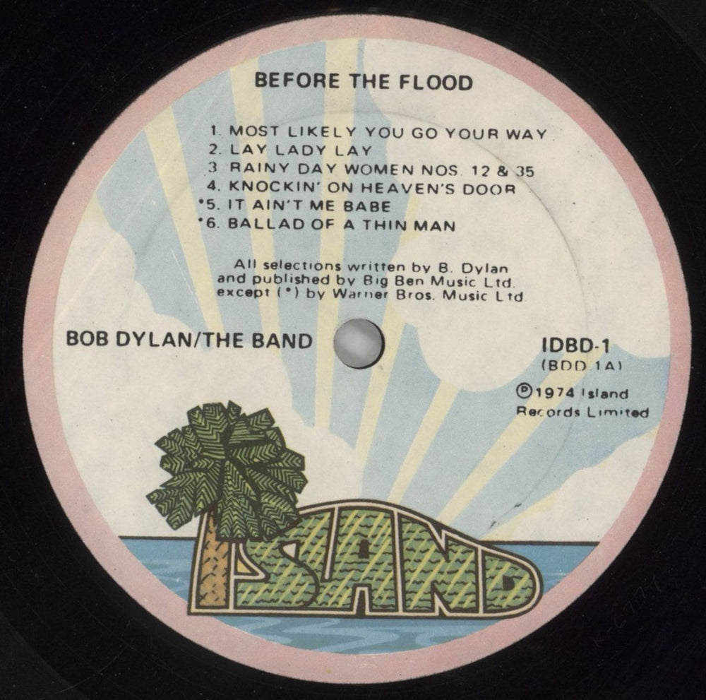 Bob Dylan Before The Flood - EX US 2-LP vinyl record set (Double LP Album) DYL2LBE604283