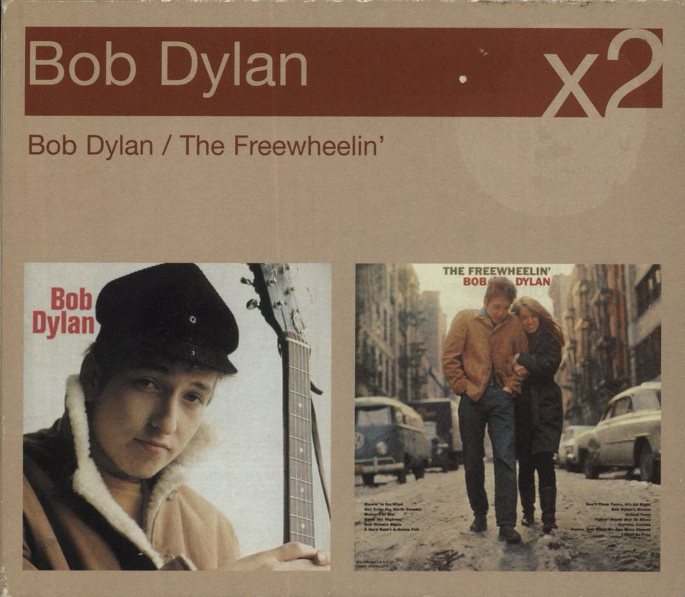 Bob Dylan Bob Dylan / The Freewheelin' UK 2 CD album set (Double CD) 4998582