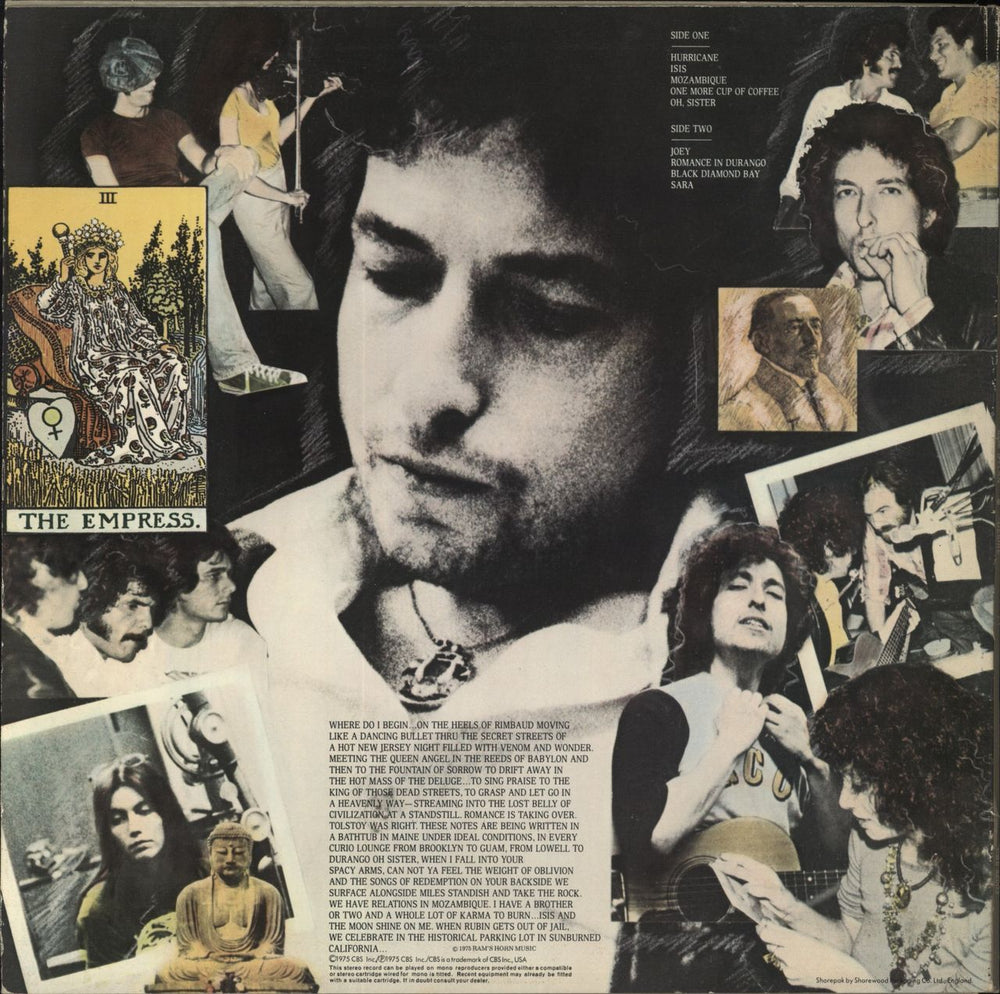 Bob Dylan Desire - 1st - Hype Sticker UK vinyl LP album (LP record)