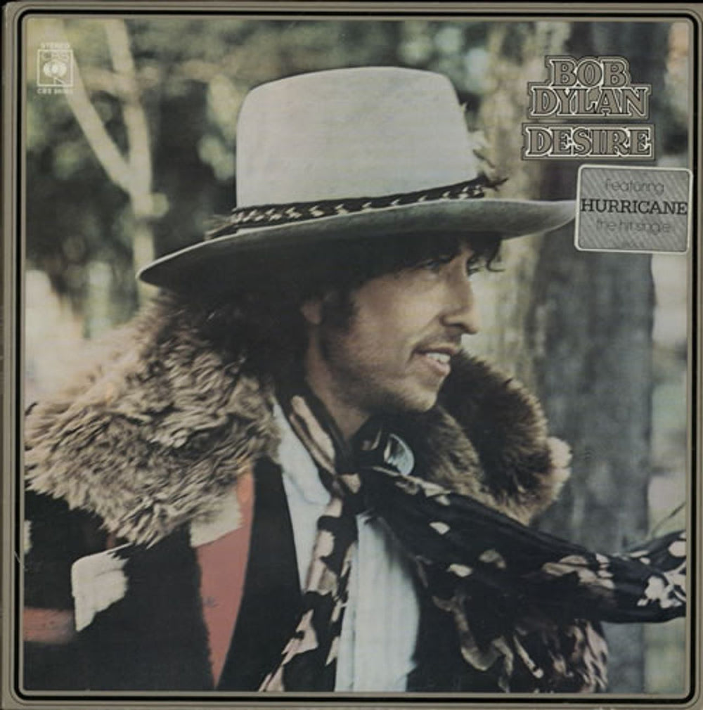 Bob Dylan Desire - 1st - Hype Sticker UK vinyl LP album (LP record) 86003