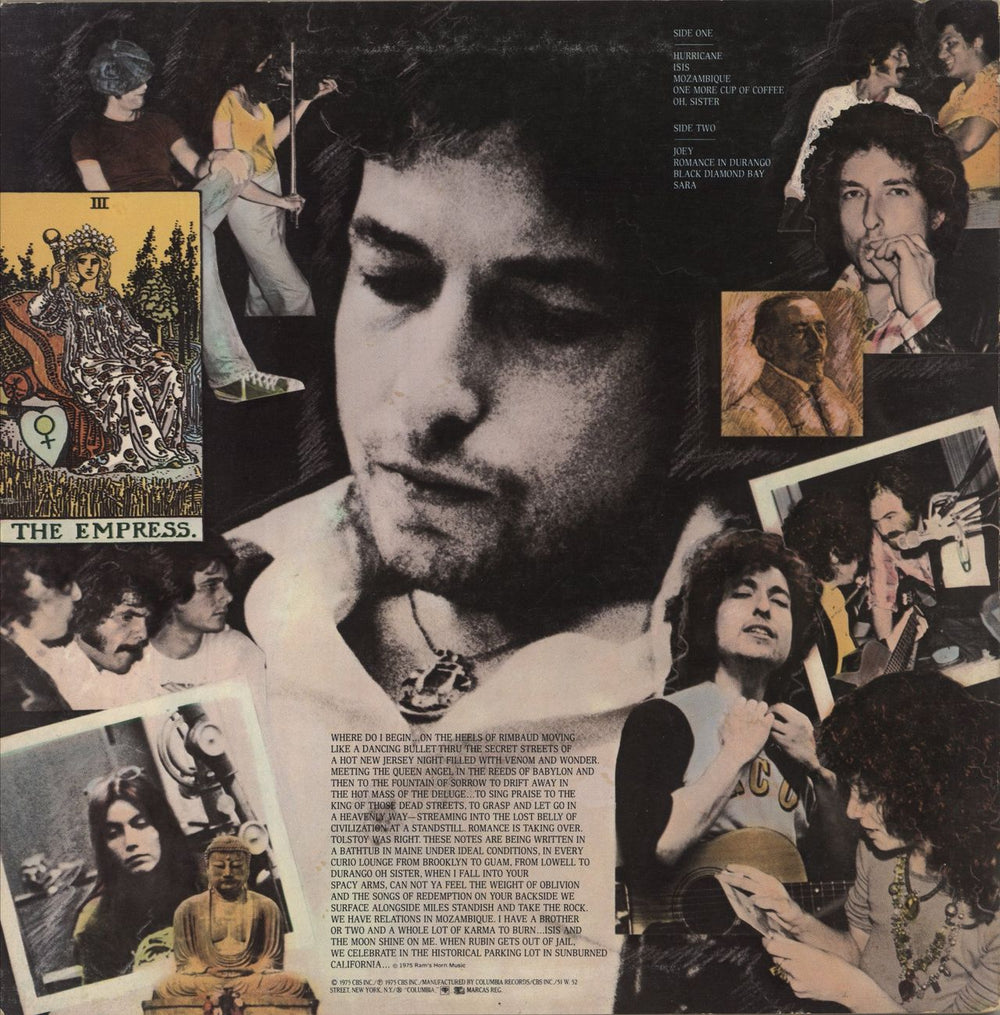 Bob Dylan Desire - Quad - VG US vinyl LP album (LP record)