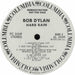 Bob Dylan Hard Rain - Timing Strip US Promo vinyl LP album (LP record) DYLLPHA333467