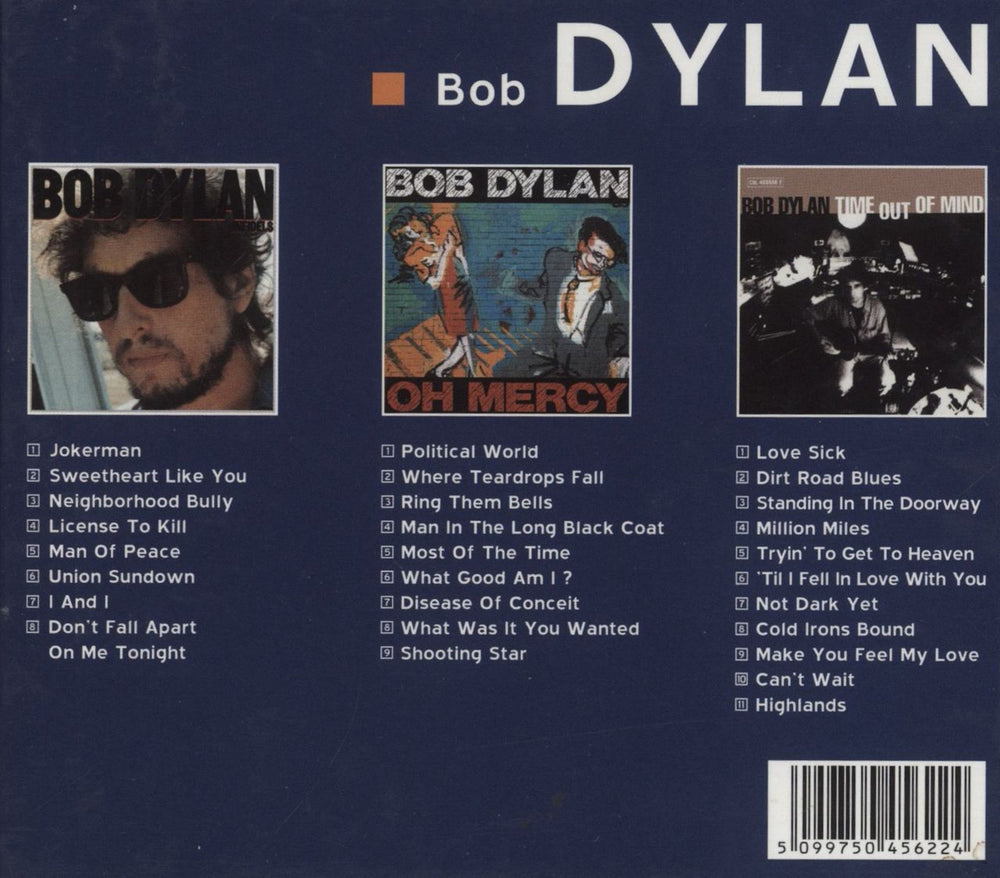 Bob Dylan Infidels / Oh Mercy / Time Out Of Mind French CD Album Box Set 5099750456224