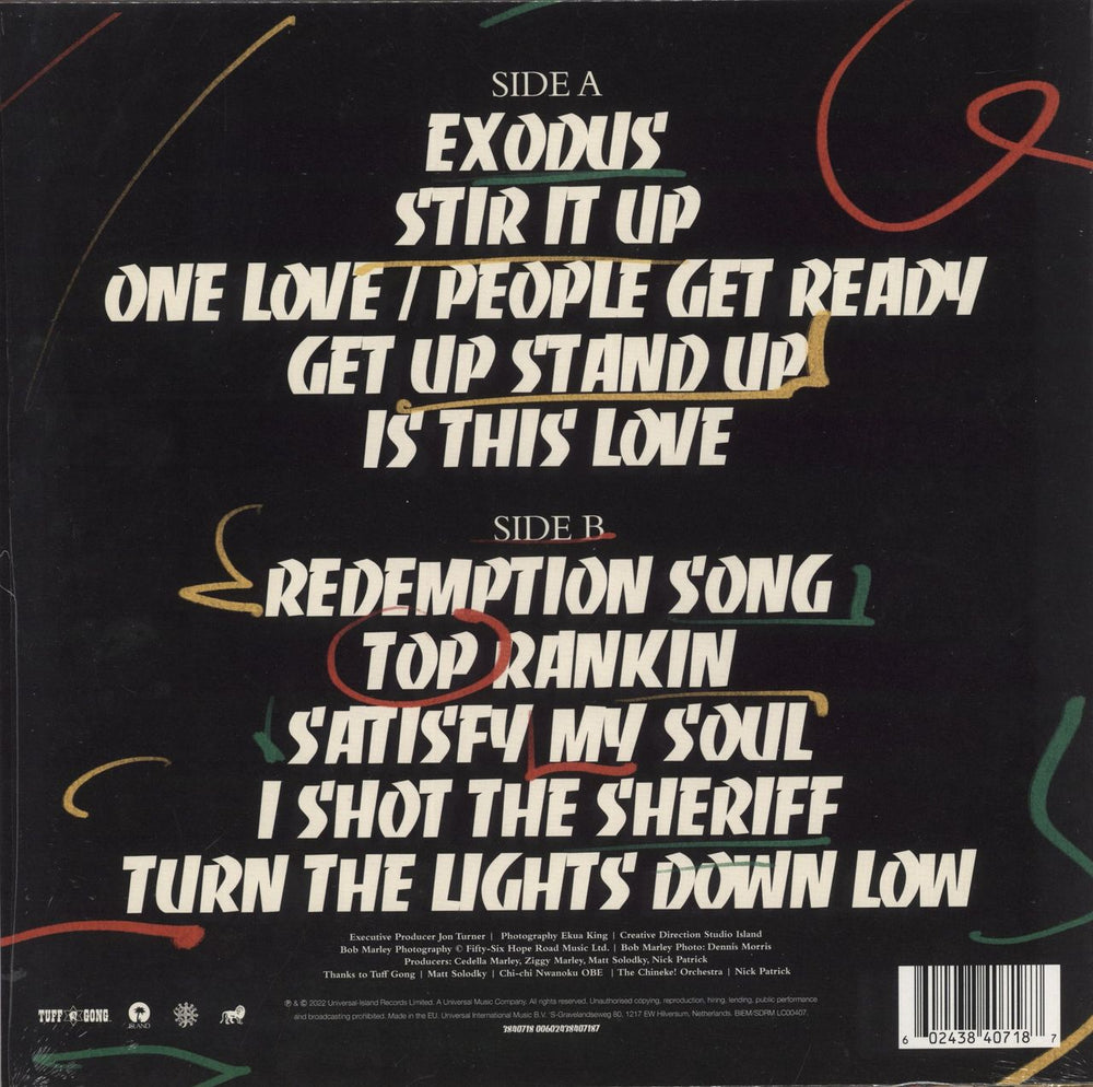 Bob Marley & The Wailers Bob Marley & The Chineke! Orchestra - Hype Sticker  UK vinyl LP album (LP record) 602438407187