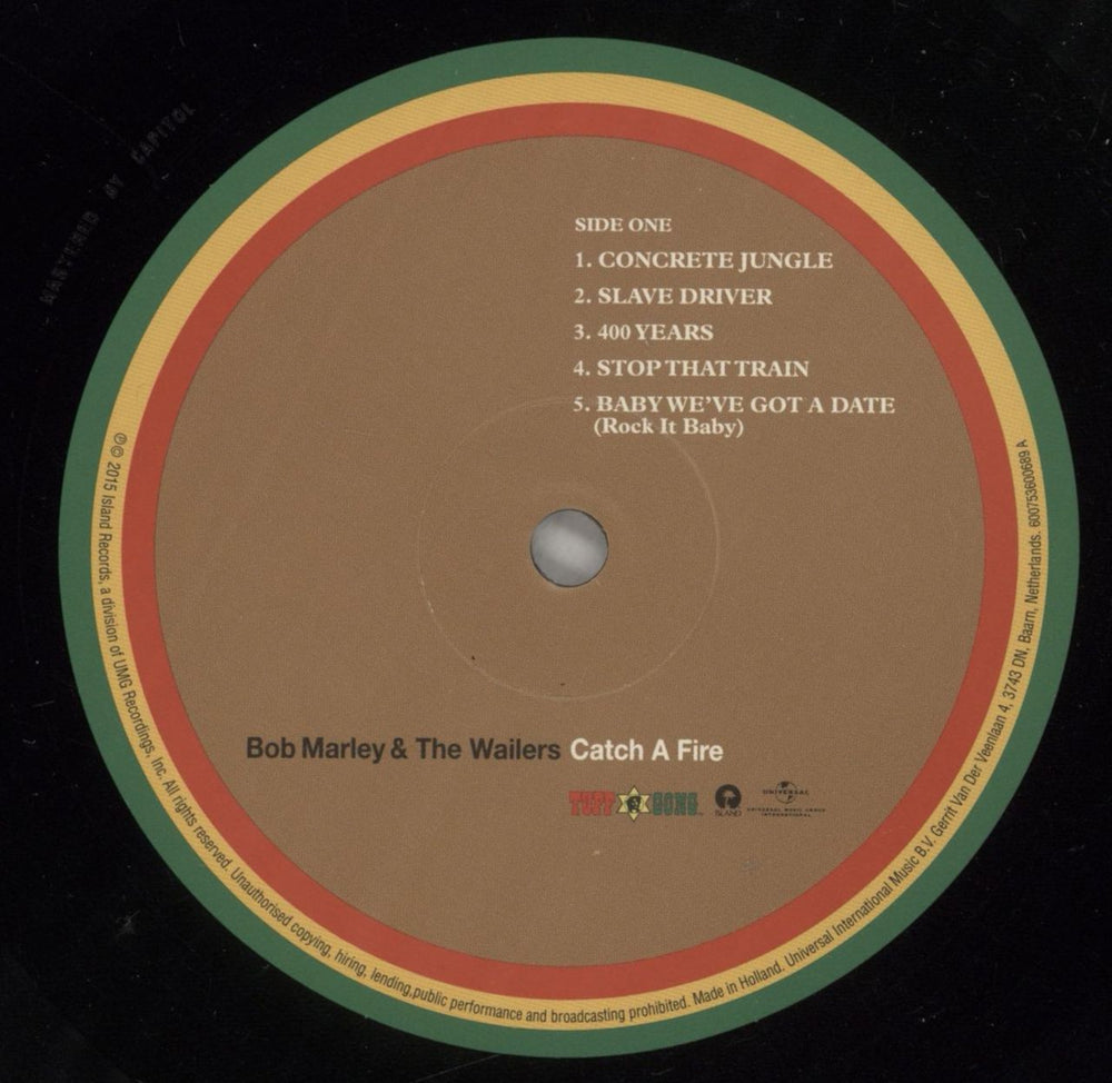 Bob Marley & The Wailers Catch A Fire UK vinyl LP album (LP record) BMLLPCA878431