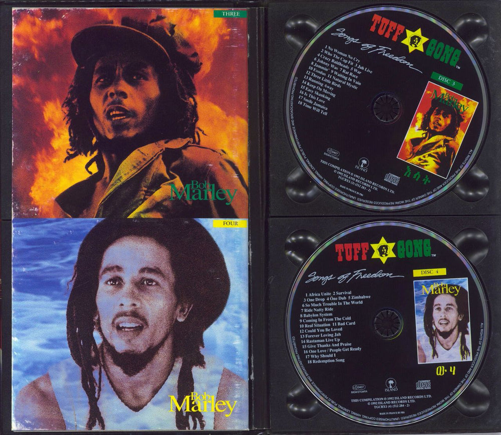 Bob Marley & The Wailers Songs Of Freedom UK CD Album Box Set