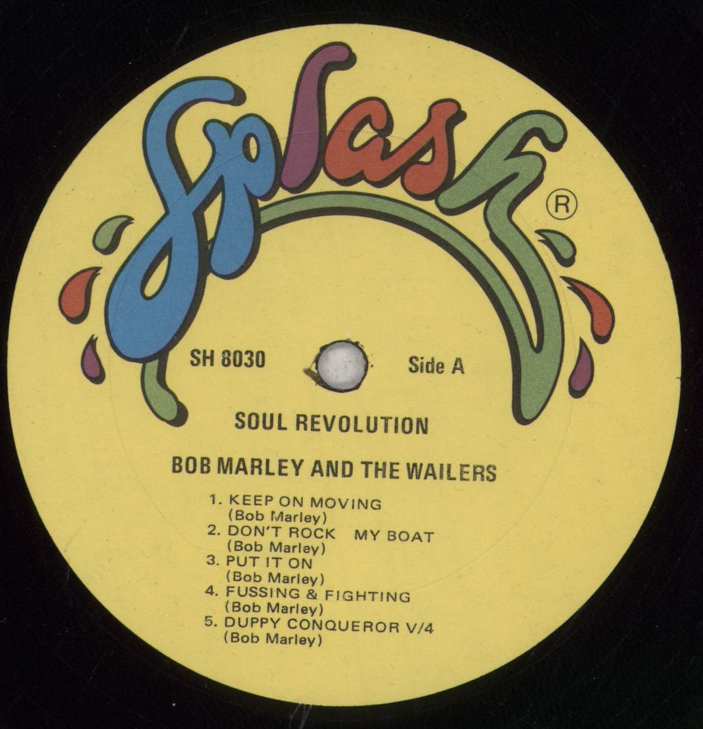 Bob Marley & The Wailers Soul Revolution Canadian vinyl LP album (LP record) BMLLPSO843698