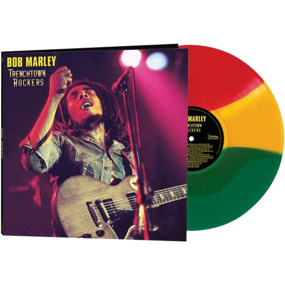 Bob Marley & The Wailers Trenchtown Rockers - Red, Yellow & Green Vinyl - Sealed US vinyl LP album (LP record) CLO2491