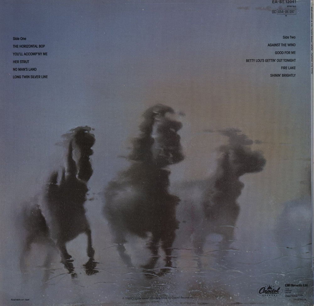 Bob Seger Against The Wind UK vinyl LP album (LP record)