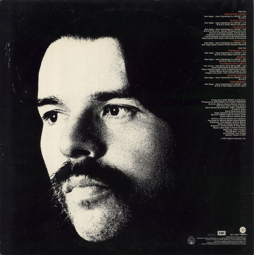 Bob Seger Beautiful Loser US vinyl LP album (LP record)