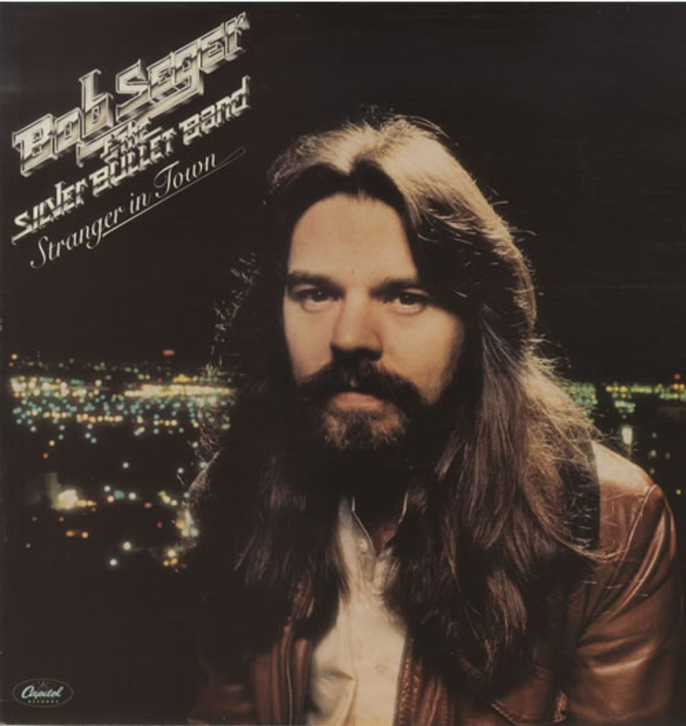 Bob Seger Stranger In Town + Lyric Inner UK vinyl LP album (LP record) EA-ST11698