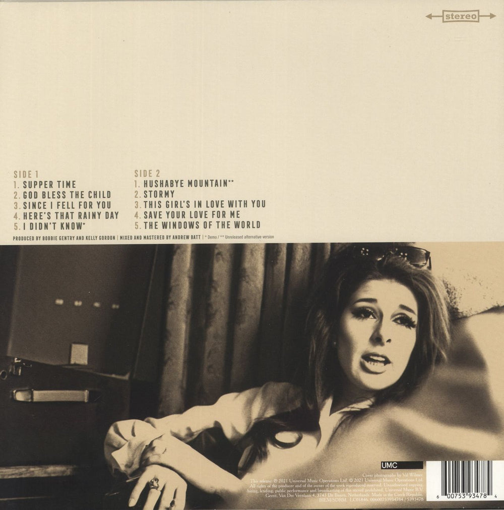 Bobbie Gentry The Windows Of The World - 180gm Vinyl UK vinyl LP album (LP record) 2