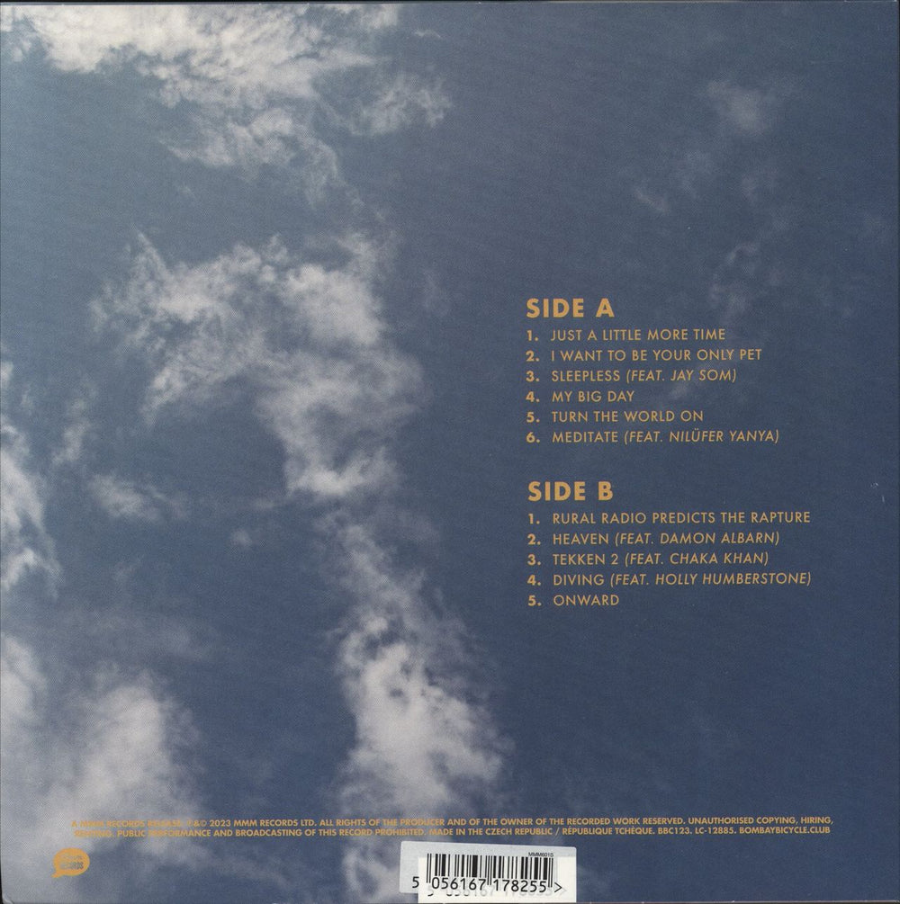 Bombay Bicycle Club My Big Day - Clear Vinyl UK vinyl LP album (LP record) 5056167178255