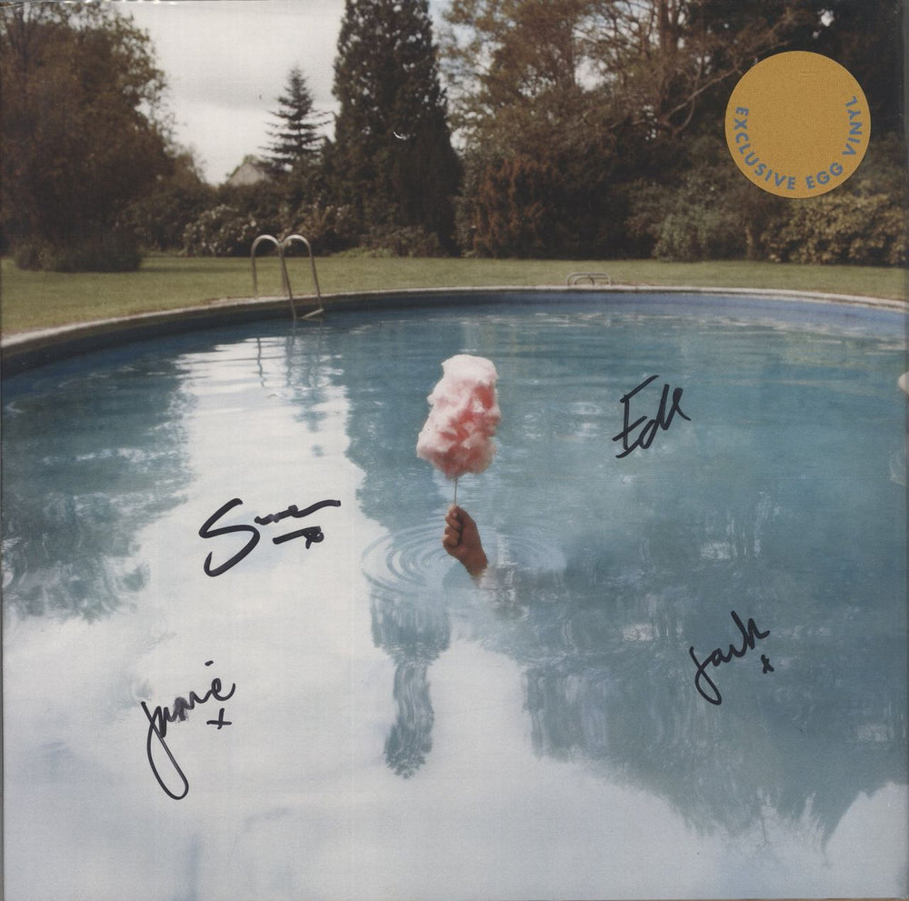 Bombay Bicycle Club My Big Day - White Egg Vinyl - Autographed UK vinyl LP album (LP record)