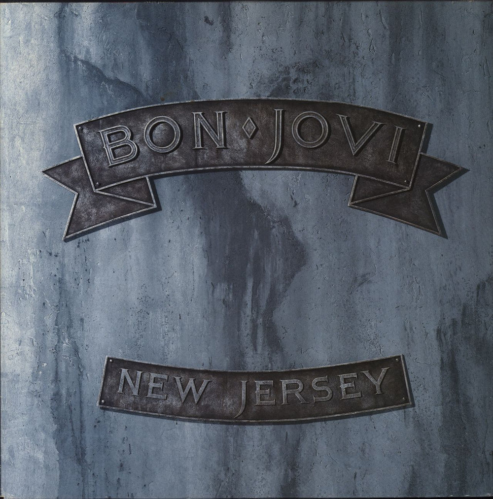 Bon Jovi New Jersey UK vinyl LP album (LP record) VERH62