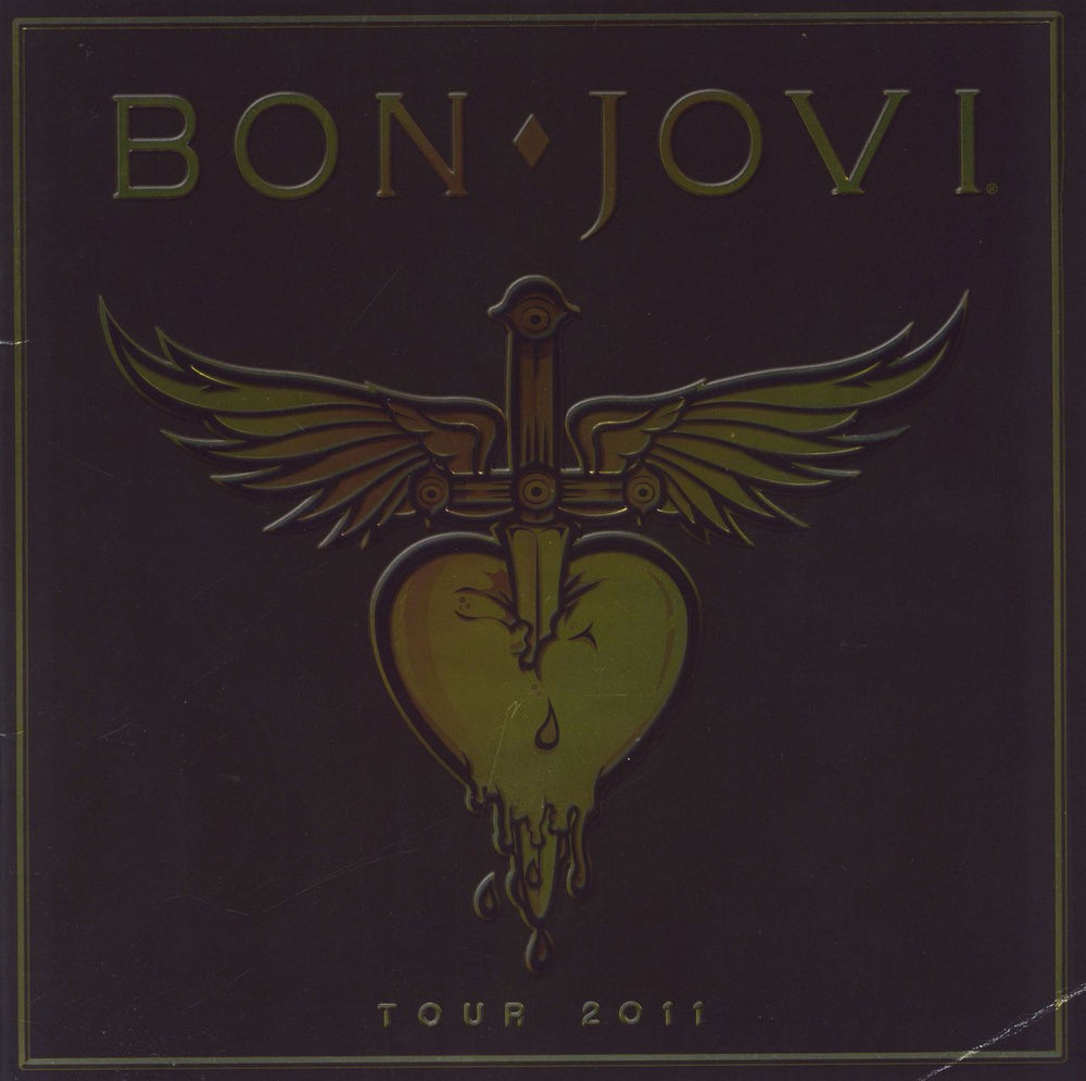 Bon Jovi Tour 2011 UK tour programme TOUR PROGRAMME