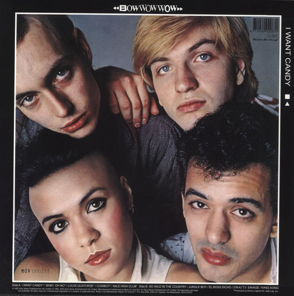 Bow Wow Wow I Want Candy - Pink Vinyl UK vinyl LP album (LP record)