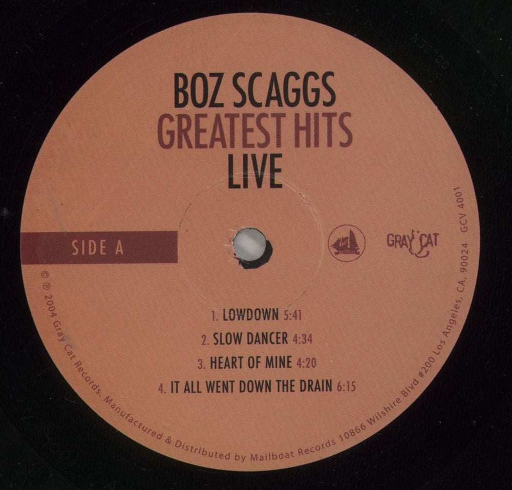 Boz Scaggs Greatest Hits Live - 180gm Vinyl US 3-LP vinyl record set (Triple LP Album) BOZ3LGR867835