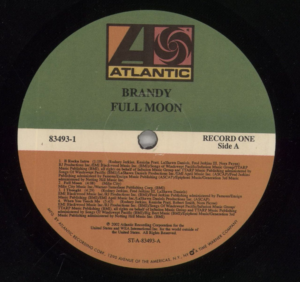 Brandy Full Moon US 2-LP vinyl record set (Double LP Album) BNY2LFU862364