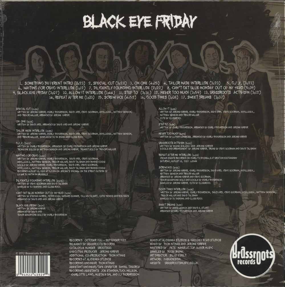 Brassroots Black Eye Friday UK vinyl LP album (LP record) 094922439291