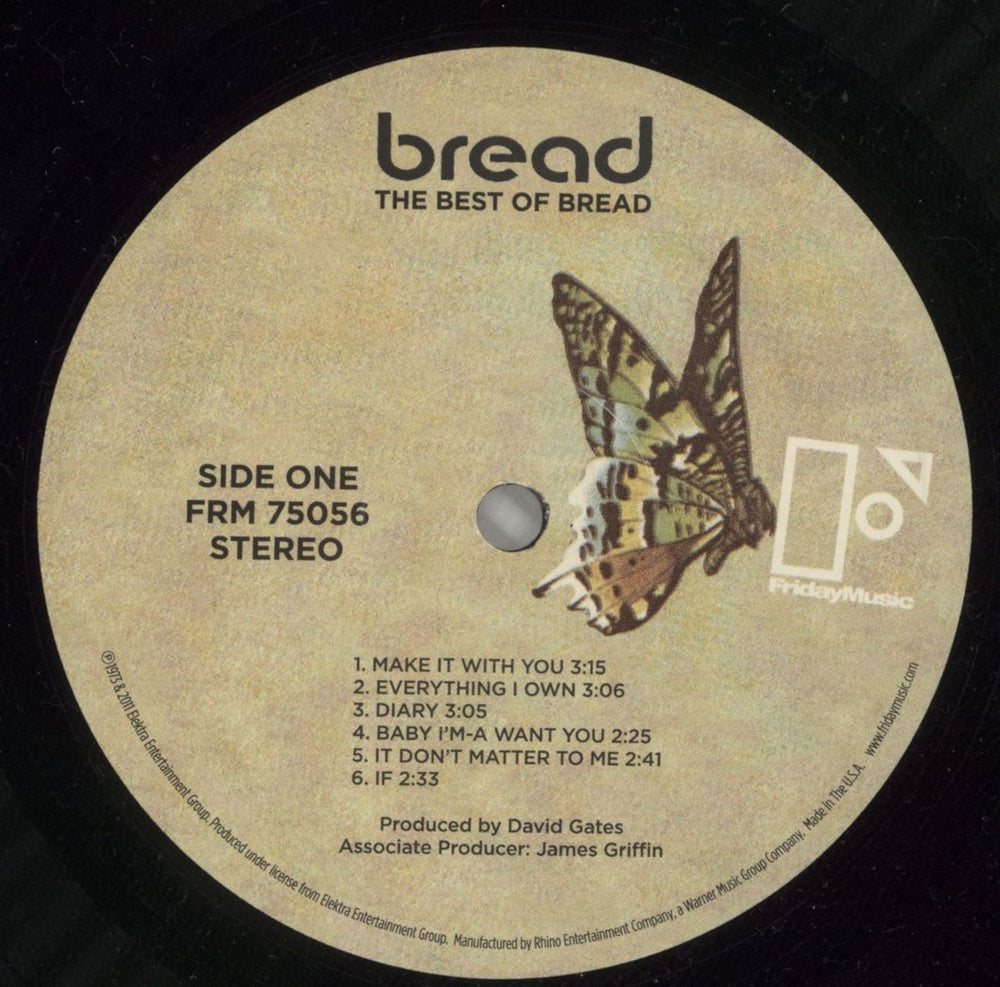 Bread The Best Of Bread - 180gm Vinyl UK vinyl LP album (LP record) RDBLPTH869495