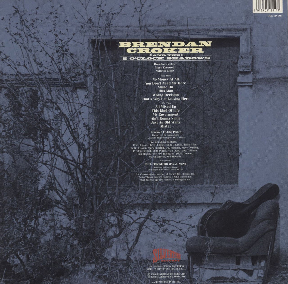 Brendan Croker Brendan Croker And The 5 O'Clock Shadows UK vinyl LP album (LP record) 5013705121111