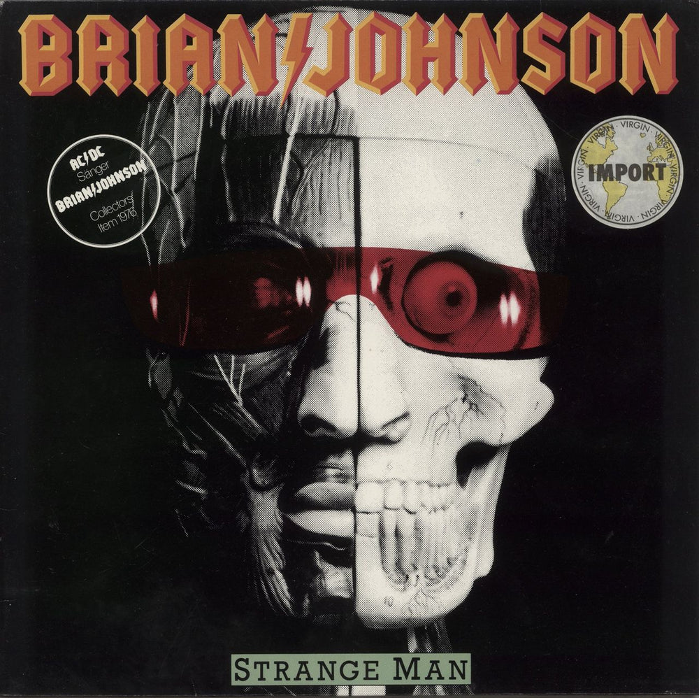Brian Johnson Strange Man German vinyl LP album (LP record) 205213-270