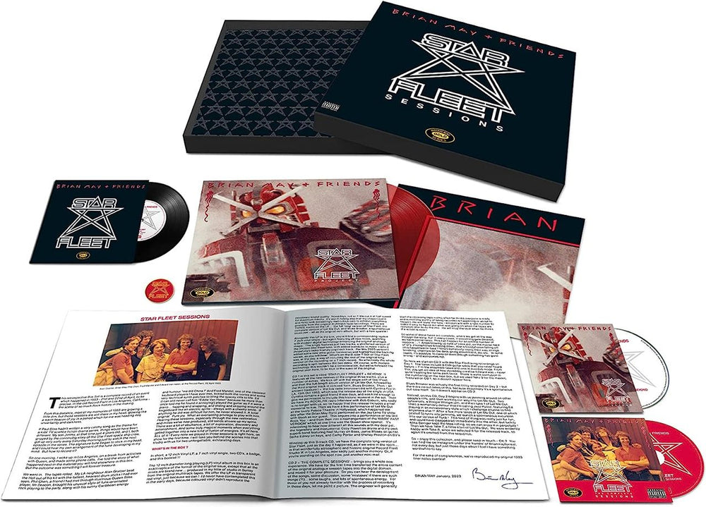 Brian May Star Fleet Project - Deluxe Edition 2-CD/LP/7" Box Set UK box set 00602455075611