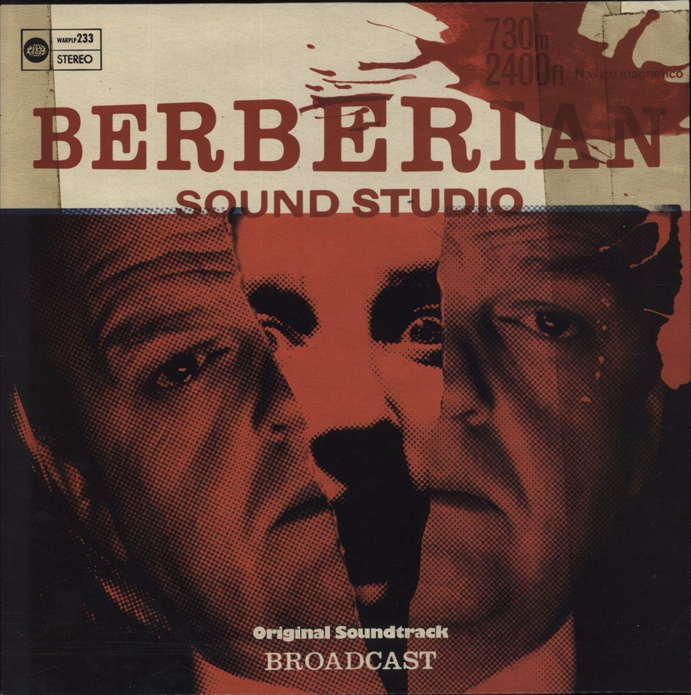 Broadcast Berberian Sound Studio UK vinyl LP album (LP record) WARPLP233