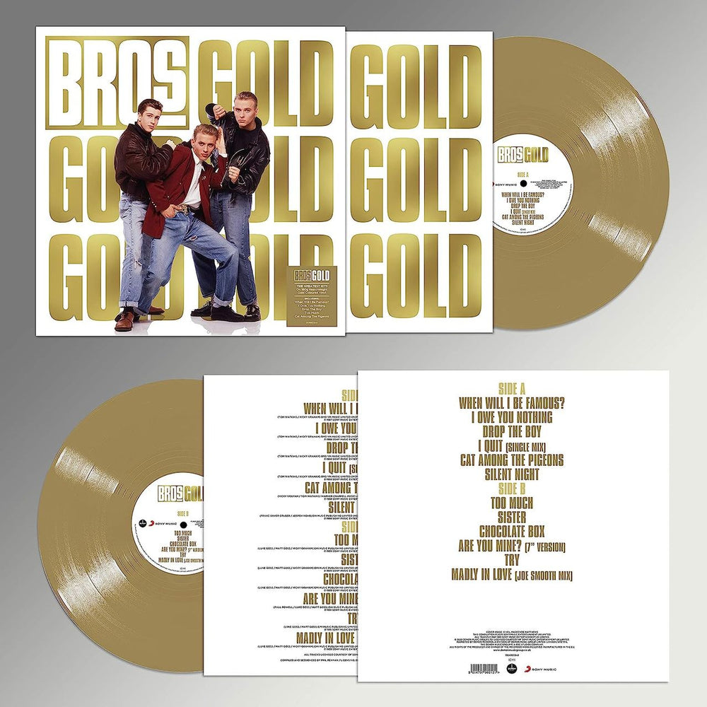 Bros Gold - 180 Gram Gold Vinyl - Sealed UK vinyl LP album (LP record) BROLPGO760795